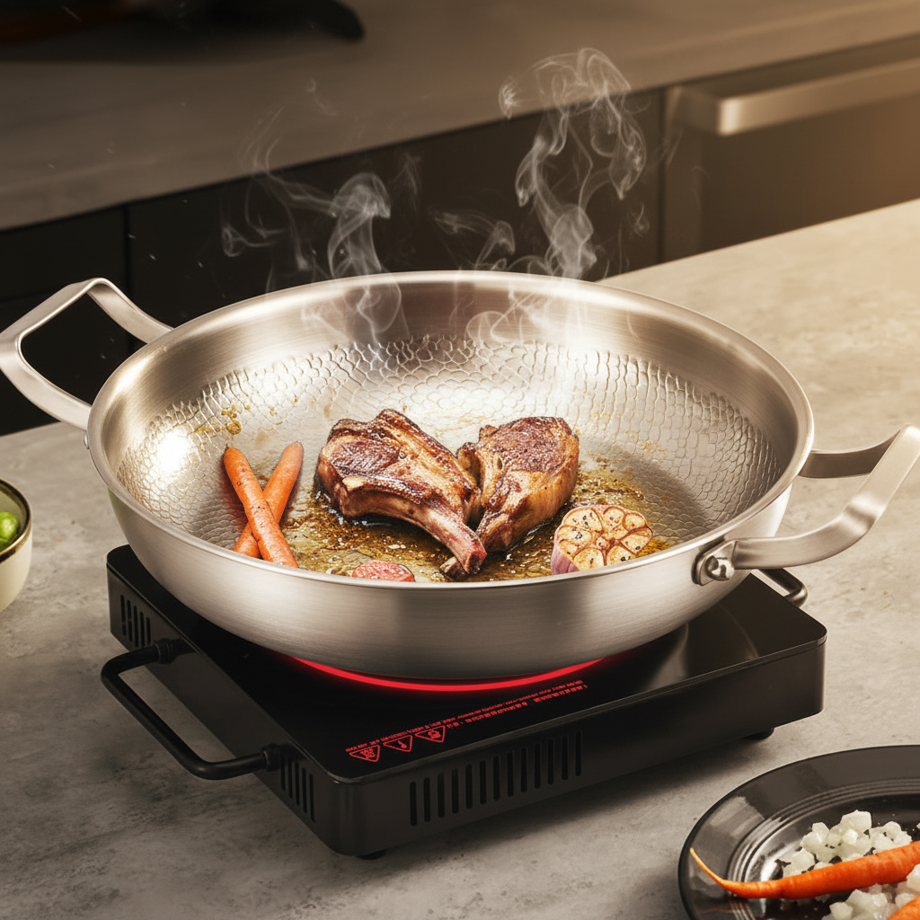 Iron Crown Titanium Two-Handled Sauté Pan